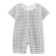 thumbnail image 1 of Toddler Romper Baby Boy One-Piece Infant Girl Cotton for 0-6 Months Infant Baby Suit Newborn Crawling Suit Short Sleeved Thin Coat Infant And Toddler Clothing, 1 of 4
