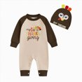 thumbnail image 1 of Toddler Romper Baby Boy One-Piece Infant Girl Cotton Newborn Baby Girls Easter Comfortable And Breathable Bodysuits Cute Cartoon Print Bodysuits 6-12 Months, 1 of 4