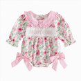 thumbnail image 1 of Toddler Romper Baby Boy One-Piece Infant Girl Cotton Preemie Footed Long Sleeve Baby Pajamas With Zipper Cotton Infant Sleepers,footed pajamas 3-6 Months, 1 of 4