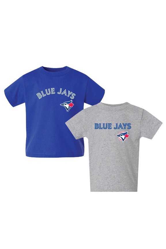 Toddler  Royal/Gray Toronto Blue Jays Logo 2-Pack T-Shirt Set