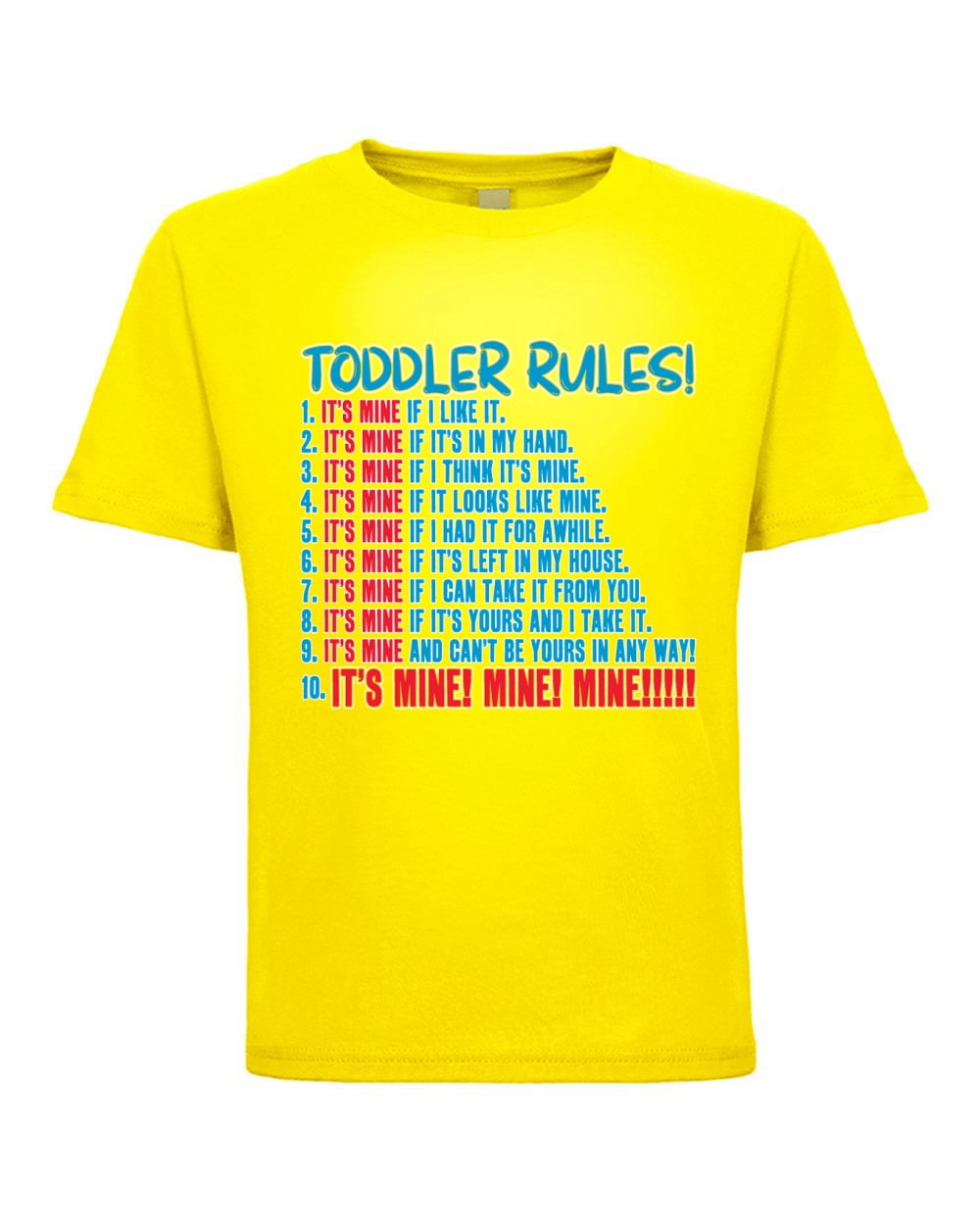 Toddler Toddler Graphic Crew Found It 3T T-Shirt, It\'s If Mine Black, It Humor I Like Rules Funny