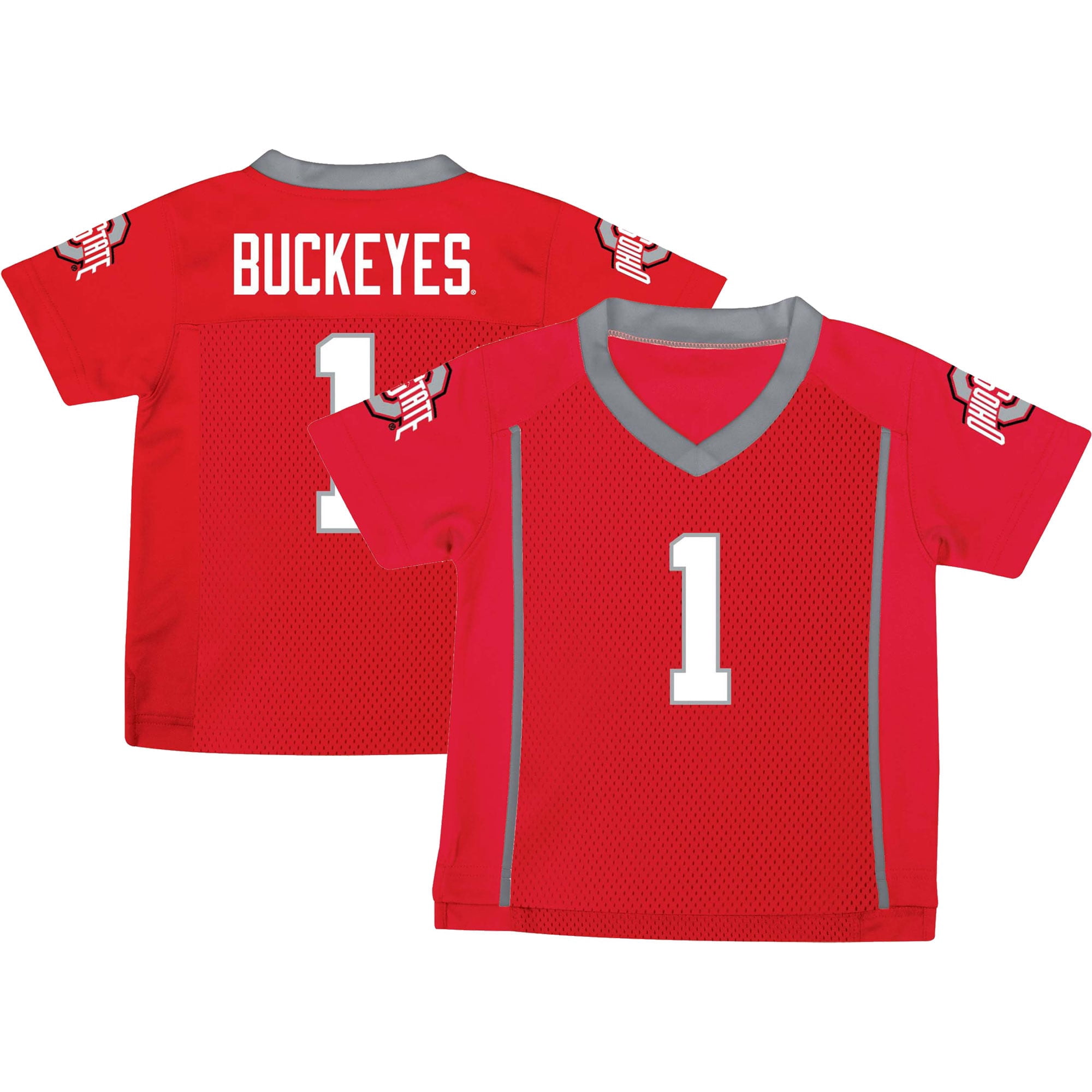 Toddler Russell Athletic Scarlet Ohio State Buckeyes Team Football