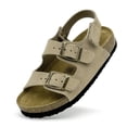 thumbnail image 1 of Toddler Sandals Girls Boys Cork Footbed Sandals Kids Adjustable Buckle Slippers Slip-On Open Toe Indoor Casual Flat Shoes Outdoor, 1 of 6