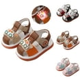 thumbnail image 1 of Abtuhar Toddler Summer Sandals Light Up Squeaky Soft Walking Shoes, 1 of 4
