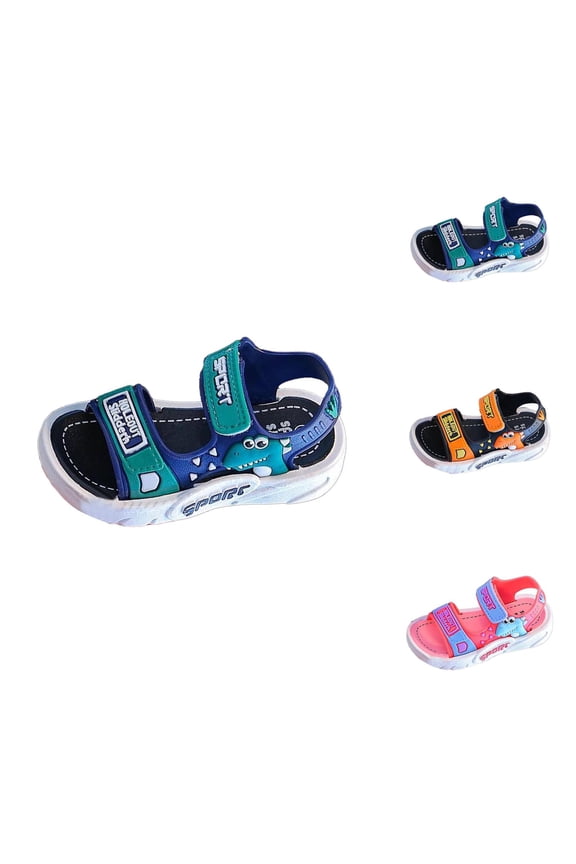 Toddler Sandals and Girls Beach Slides for Kids, Breathable Lightweight Casual Outdoor Summer Shoes for Daily Wear and School Play