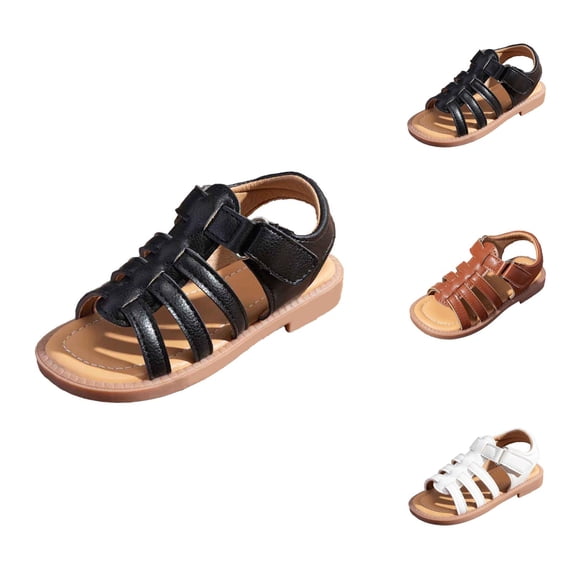 Toddler Sandals and Summer Shoes for Girls, Breathable Lightweight Casual Outdoor Play Shoes for Everyday Wear Ages 1 to 7 Years