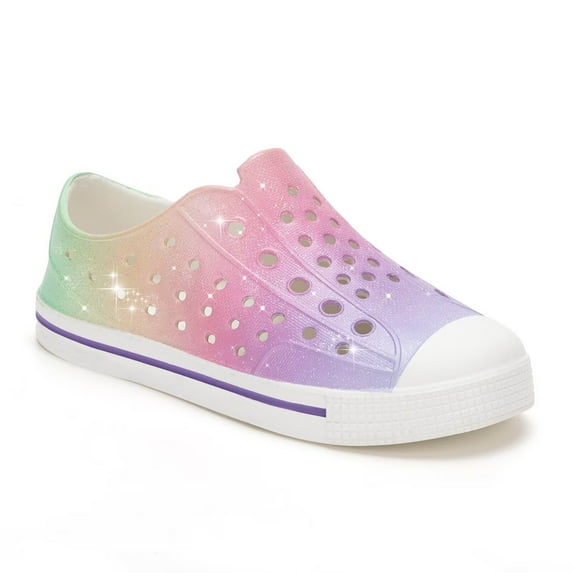 EUXTERPA Kids Water Shoes Girls Summer Quick Dry Sneakers Pool Beach Swim Pink Sandals Toddler Size 10