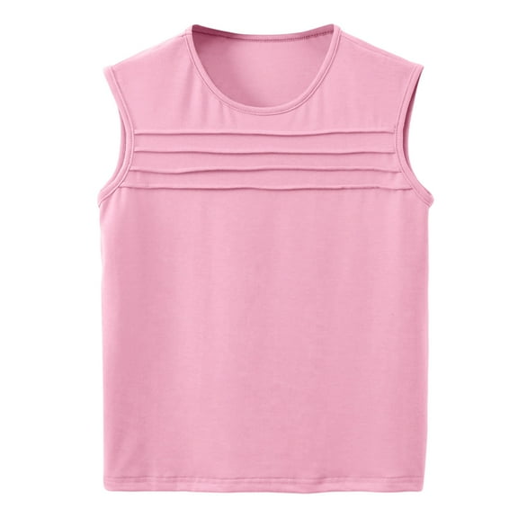 Toddler Shirt Girls 5t Round Neck Solid Color Short Sleeve T-Shirts Fashion Casual Back To School Shirt T-Shirts Toddler To Big Kid Pink 5-6 Years