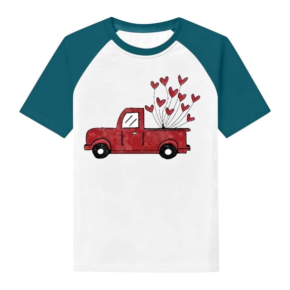 Toddler Shirts Boys 4t Summer Crewneck Graphic T-Shirts Back To School Short Sleeve Tee for Toddler Cotton Beach Holiday Shirts Preppy Boys' Tops, Tees & Shirts