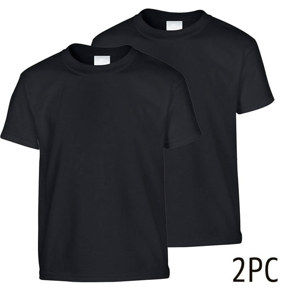 Toddler Shirts for Girls 3T 2 Pack Cadancy,Graphic Print Tee Shirt,Boys Summer Shirts Size 8,Round Neck Children'S Clothing,Ropa Para NiñA,Black S