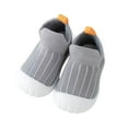 thumbnail image 1 of Toddler Shoes,Baby First Walking Sneakers Soft Sole Breathable Sock On Shoes For And Toddlers Lightweight Flexible Everyday Wear Comfortable Design,Toddler Girl Shoes,Grey,12.5, 1 of 9