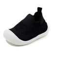 thumbnail image 1 of Toddler Shoes,Baby Sneakers For Boys Girls Flexible Sole Support First Walking Experience Lightweight Footwear Design,Toddler Girl Shoes,Black,2.5-3 Years, 1 of 7