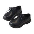 thumbnail image 1 of Toddler Shoes,Boys Dress Shoes Classic Comfort Wingtip Lace Up Formal Kids Stylish School Wedding Party,Toddler Boy Shoes,BK2,9-9.5 Years, 1 of 4