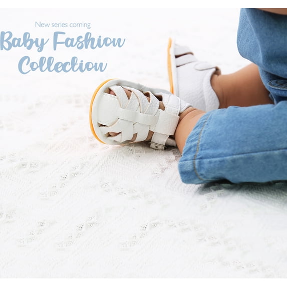 Toddler Shoes Clearance Baby Boys Girls Sandals Soft Non-Slip Rubber Sole Summer Flat Walking Shoes,White Sandals For Kids Size 4