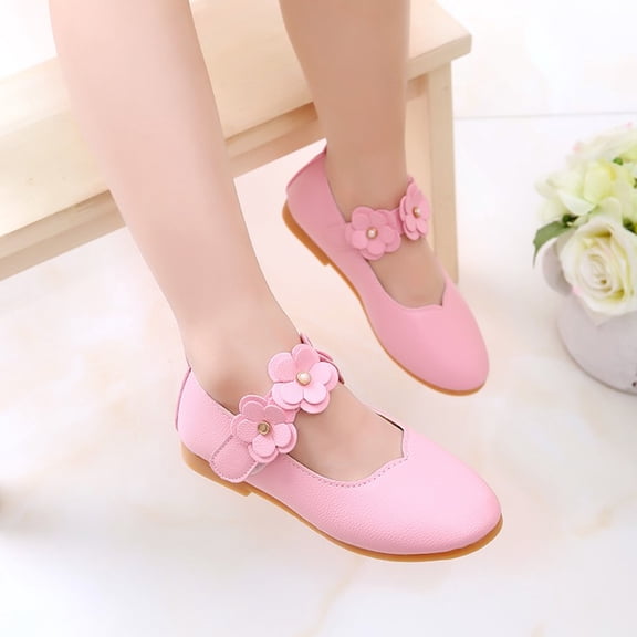 Toddler Shoes Clearance Toddler/Little Kid Girl's Dress Ballet Flats Ballerina Flat Shoes for Wedding Party School Dance Princess Shoes