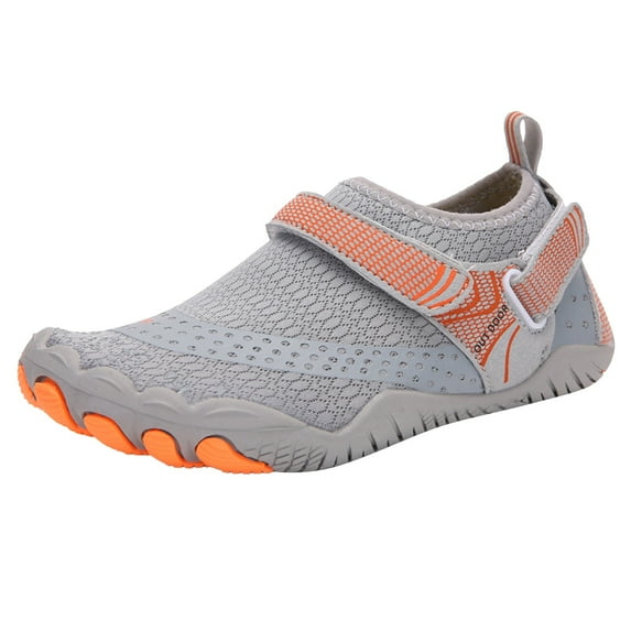Toddler Shoes,Girls Beach Shoes Water Sports Barefoot Non Lightweight Comfortable Kids Hiking Outdoor,Boys Shoes,Grey,2.5