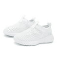 thumbnail image 1 of Toddler Shoes,Girls Mesh Sneakers Breathable Everyday Wear Lightweight Comfortable Sports Shoes Kids,Toddler Boy Shoes,White,9.5-10 Years, 1 of 8