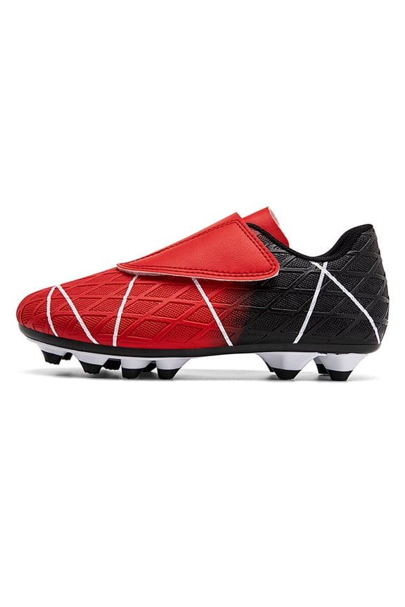 Toddler Shoes,Kids Football Boots Boys Girls Outdoor Non Training Shoes Unisex Soccer Athletic Cleats,Toddler Boy Shoes,Red,5-5.5 Years
