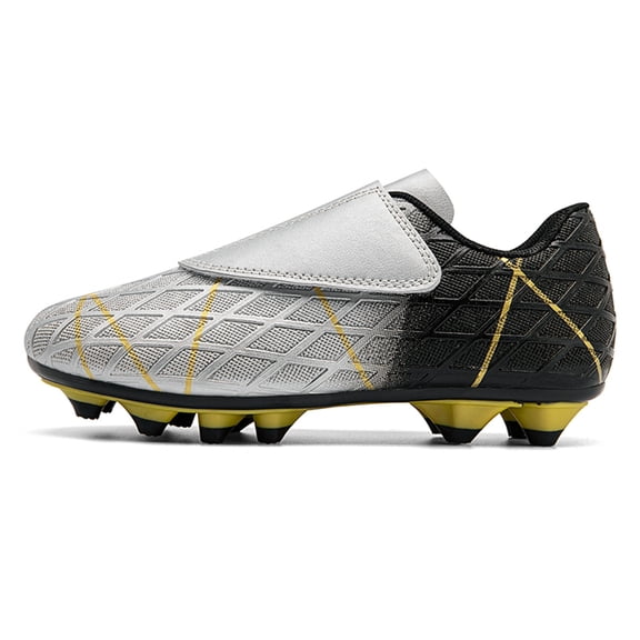 Toddler Shoes,Kids Football Boots Boys Girls Outdoor Non Training Shoes Unisex Soccer Athletic Cleats,Toddler Girl Shoes,Silver,5.5-6 Years