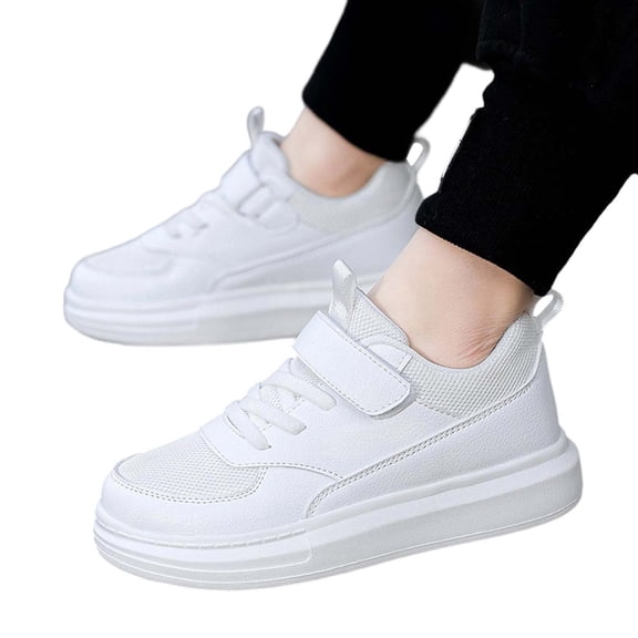 Toddler Shoes,Kids Running Shoes Boys Girls Lightweight Breathable Mesh Sneakers Children Comfortable Athletic Sports Walking,Toddler Girl Shoes,White,12.5