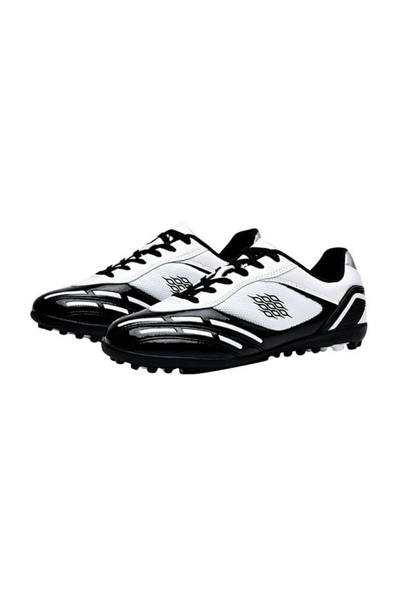 Toddler Shoes,Kids Soccer Cleats Boys Girls Football Shoes Athletic Outdoor Indoor Sports Shoes Soccer,Toddler Girl Shoes,White,9-9.5 Years