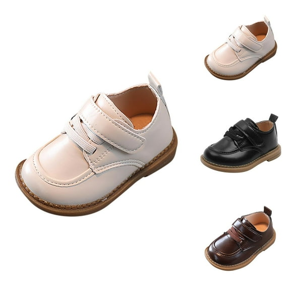 Toddler Shoes Little Boys Sneakers Fashion Autumn Toddler And Boys Casual Shoes Thick Sole Round Toe Buckle Shoes