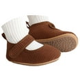 thumbnail image 1 of Toddler Shoes,Soft Corduroy Baby Sneakers For And Everyday Comfort First Casual Walking Footwear For Girls And Boys,Toddler Girl Shoes,Brown,12-18 Months, 1 of 9