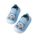 thumbnail image 1 of Toddler Shoes for Unisex Closed Toe Knit Mesh Cartoon Jacquard On Shoes Anti Soft Sole Toddler Sneaker for Baby First Walkers Summer Blue Size 5, 1 of 8