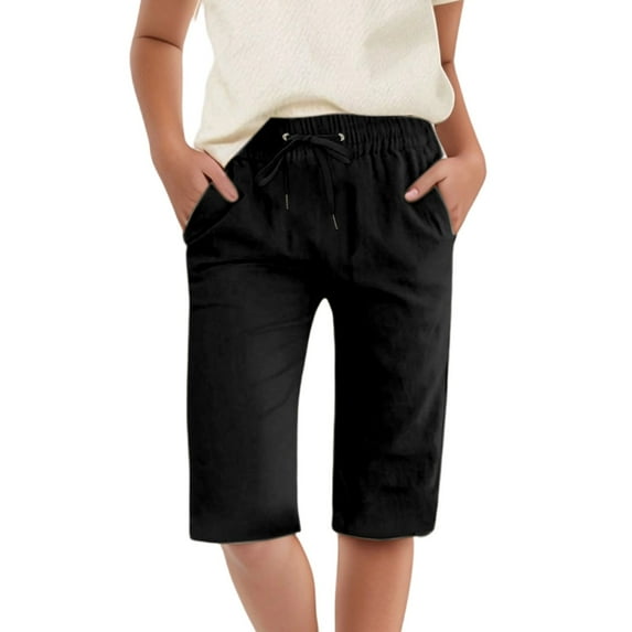 Toddler Shorts Elastic Waist Drawstring Pull-On Toddler Shorts 13-14 YearsGirl Clothes