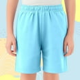 thumbnail image 1 of Toddler Shorts Elastic Waist Pull-On Athletic Shorts Baby Clothes for Girls 7-8 Years, 1 of 3