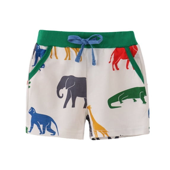 Toddler Shorts Sport Cartoon Prints Casual Shorts Breathable Beach Cargo Pants Shorts Boys Cargo Pants Green 1 Years-2 Years
