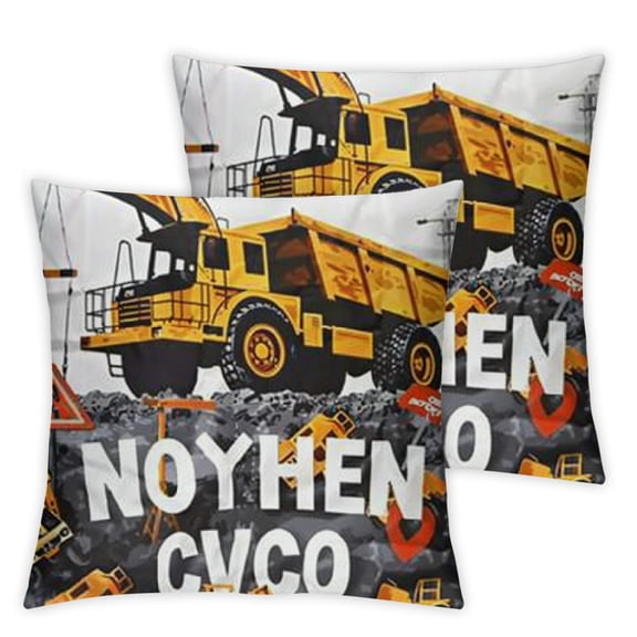 Toddler Size Pillowcase - Natural Pillow Cover for Children, Boys, Girls & Kids - for Sweet Dreams, Sleeping & Travel - Soft & Breathable - The Little Builder