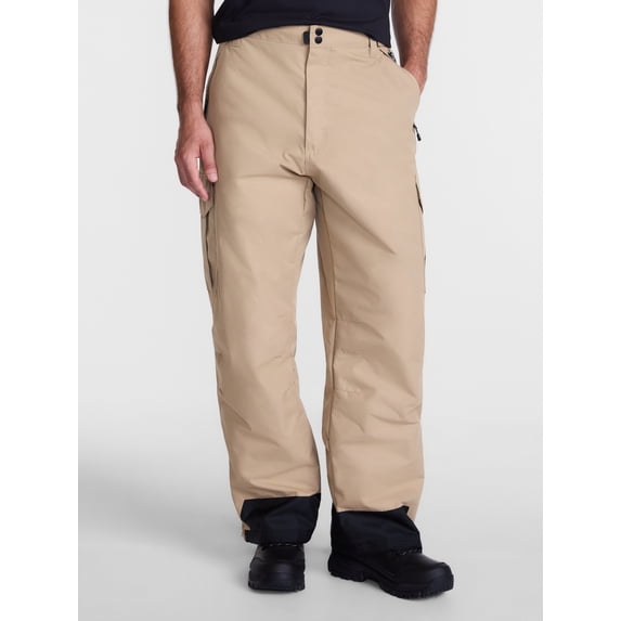 Ozark Trail Men's Cargo Pocket Ski Pants, Sizes S-3X