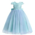 thumbnail image 1 of Toddler Sleeveless Dress on Clearance Kids Dress Girls Sleeveless Princess Dress Sequin Mesh Dress Tufted Dress Gowns for Girls Christmas Dresses for Toddler Girls Green New, 1 of 7