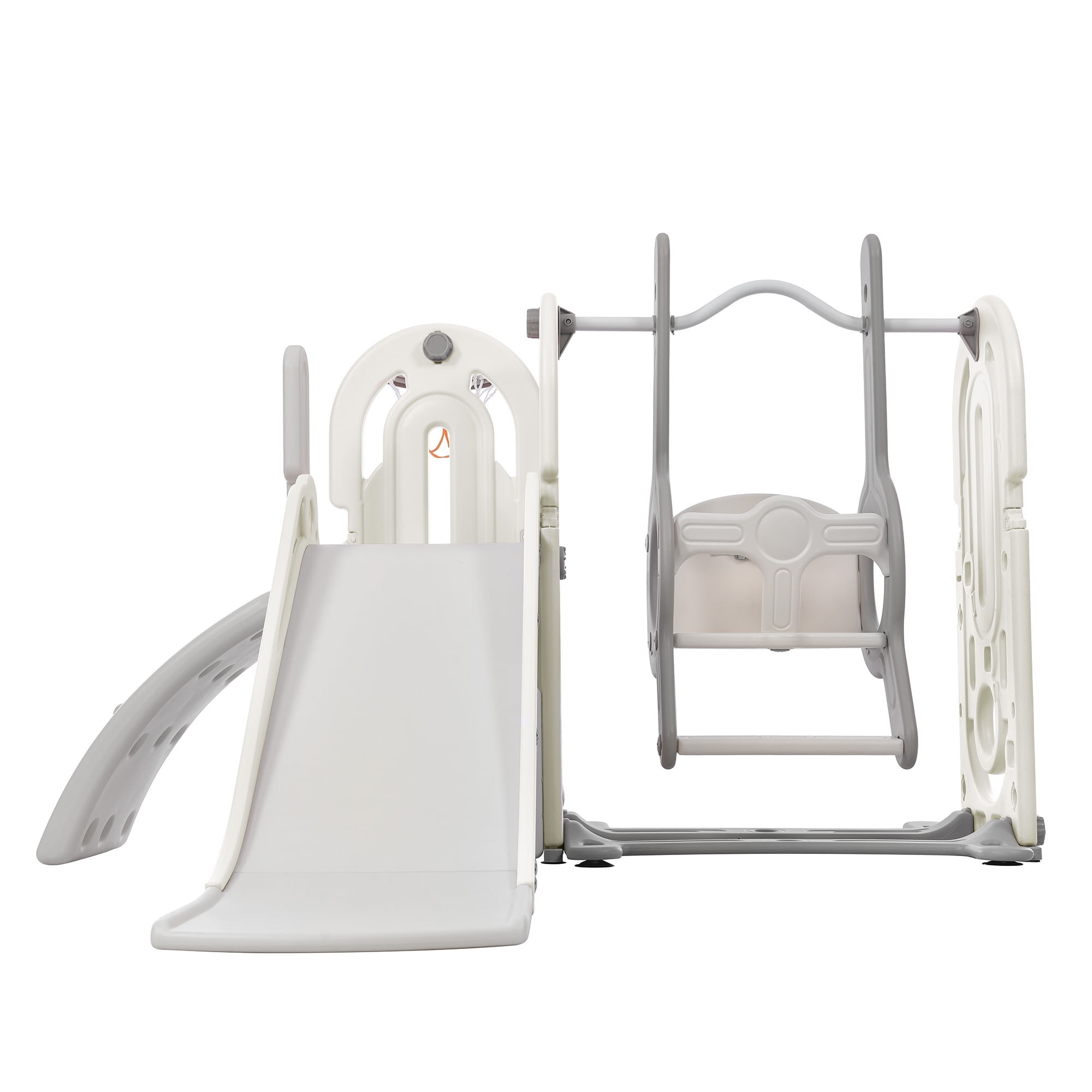 Toddler Slide and Swing Set, 5 in 1 Baby Slide Swing Playset, Kids