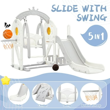 Swing-N-Slide 4 Foot Cool Wave Slide with Lifetime Warranty, Green ...