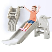 Toddler Slide for Kids Indoor Slide for Toddlers Baby with Basketball Hoop Slideway for Ball Pit Toddlers Kids