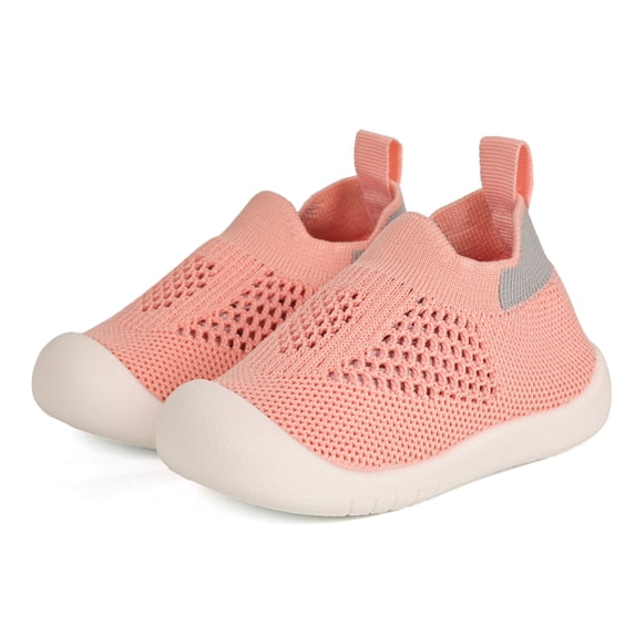 Toddler Slip-on Walking Socks, Non-slip Soft Sole Baby Indoor Floor Shoes