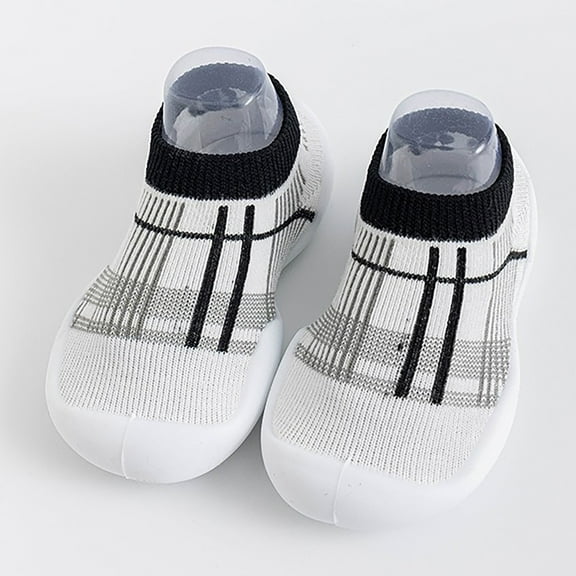 Toddler Slipper Socks Non- Indoor Walking Sock Shoes Soft Sole Sneakers Cotton Toddler Boy Shoes for Girls
