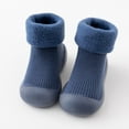 thumbnail image 1 of Toddler Slipper Socks Non Floor Toddler Boys Girls Walking Socks Shoes Indoor Warm Knit Soft Sole Rubber Cotton Baby Sneakers for Boys, 1 of 3