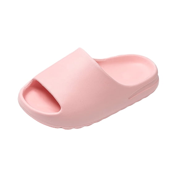 Toddler Slippers For Boys Cloud Slides for Kids,Girls Boys Comfy Thick Sole Pillow Slippers Non-Slip Shower Bathroom Sandals Summer Beach Shoes for Little/Big Kids
