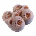 thumbnail image 1 of Toddler Slippers Boys Girls Kids Cute Animal Cartoon Winter Warm Plush Shoes Household Indoor Shoes, 1 of 4