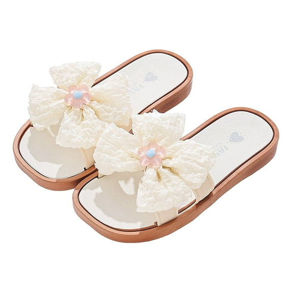 Toddler Slippers Size 7 Kids Double Buckle Cloud Slides Boys Girls Soft EVA Thick-Sole Sandals Breathable Unisex Slippers Lightweight Beach Pool Shower Shoes