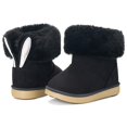 thumbnail image 1 of Toddler Snow Boots Girls Winter Boots,Black B,5 Toddler=CN22, 1 of 7