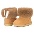 thumbnail image 1 of Toddler Snow Boots Girls Winter Boots,Brown B,9 Toddler=CN28, 1 of 7