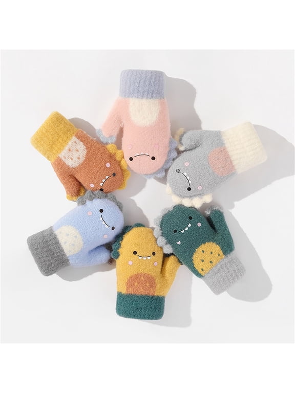 Toddler Snow Mittens Solid Color Cozy Lined and Warm for Kids casual outings and daily use weekend fun school days winter getaways