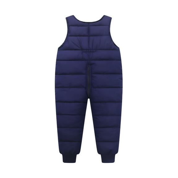 Toddler Snow Pants Baby Boy Winter Clothes Snowsuit Girl Overalls，6M-4T Toddler Kids Warm Lightweight Down Jumpsuit