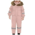 thumbnail image 1 of Toddler Snowsuit 3T Boys Girls Boys Snow Suit Kids One Piece Snowsuit Waterproof Windproof Winter Jumpsuits Overalls Snowboarding Ski Suits, 1 of 8