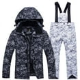 thumbnail image 1 of Toddler Snowsuit 6-14 Years Old Children Boys Ski Suit Outdoor Windproof Waterproof Warm Thickened Fall Winter Cute Outfits Waterproof Rain Lightweight Jacket,6-14 Years, 1 of 3