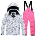 thumbnail image 1 of Toddler Snowsuit 6-14 Years Old Children Boys Ski Suit Outdoor Windproof Waterproof Warm Thickened Winter Baby'S Cute Clothes Waterproof Light Jacket Rain Coat Toddler Snow Suit,6-14 Years, 1 of 3